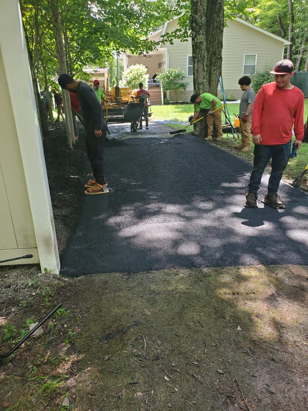 paving